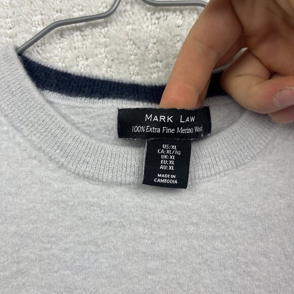 Mark Law Sweater Off-White Fine Merino Wool Pull Over Women Read for Size* - Picture 6 of 11